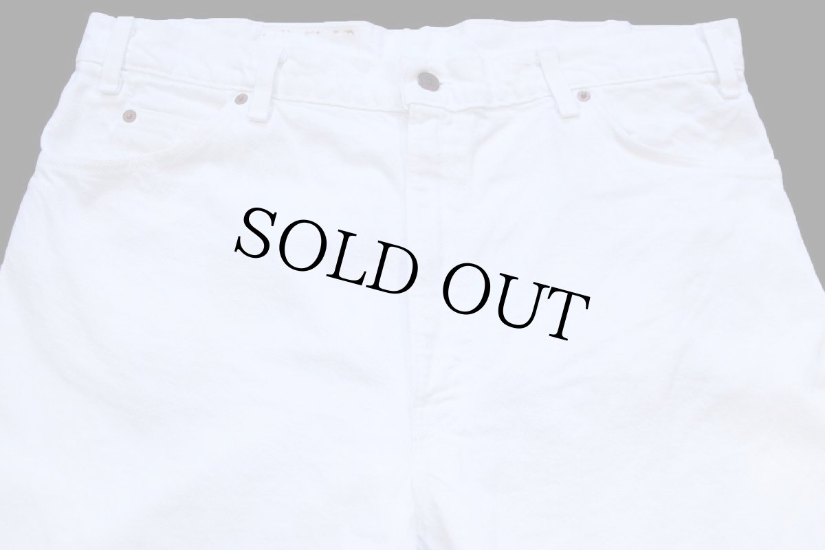 画像4: 90s USA製 Levi'sリーバイス 550 ホワイト デニムパンツ W40★09 (4)