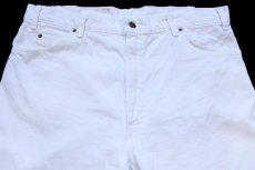 画像4: 90s USA製 Levi'sリーバイス 550 ホワイト デニムパンツ W40★09 (4)