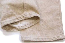 画像9: 90s USA製 Levi'sリーバイス 550 先染め カラーデニムパンツ カーキ W36 L30★07 (9)