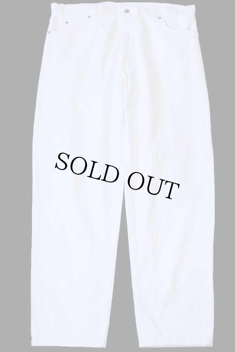 画像2: 90s USA製 Levi'sリーバイス 550 ホワイト デニムパンツ W40★09 (2)