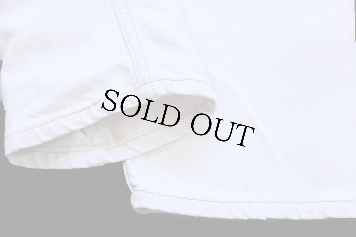 画像8: 90s USA製 Levi'sリーバイス 550 カラーデニムパンツ ベージュ フェード W34 L30★08 (8)