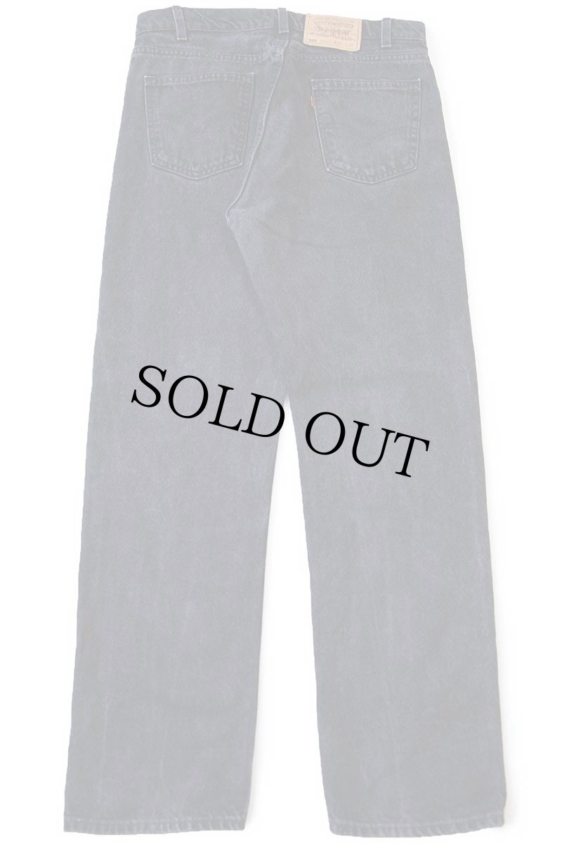 画像3: 90s USA製 Levi'sリーバイス 505 ブラック デニムパンツ W34 L30★01 (3)