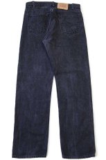 画像3: 90s USA製 Levi'sリーバイス 505 ブラック デニムパンツ W34 L30★01 (3)