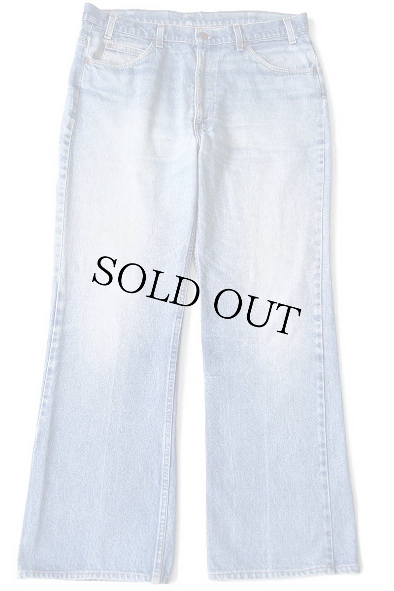 画像2: 80s USA製 Levi'sリーバイス 517 デニムパンツ ヒゲ W38★103 ブーツカット (2)