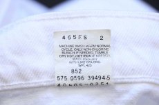 画像7: 90s USA製 Levi'sリーバイス 505 ホワイト デニムパンツ W40 L30 (7)