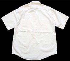 画像2: 90s carharttカーハート ボタンダウン 半袖 コットン ワークシャツ 生成り (2)