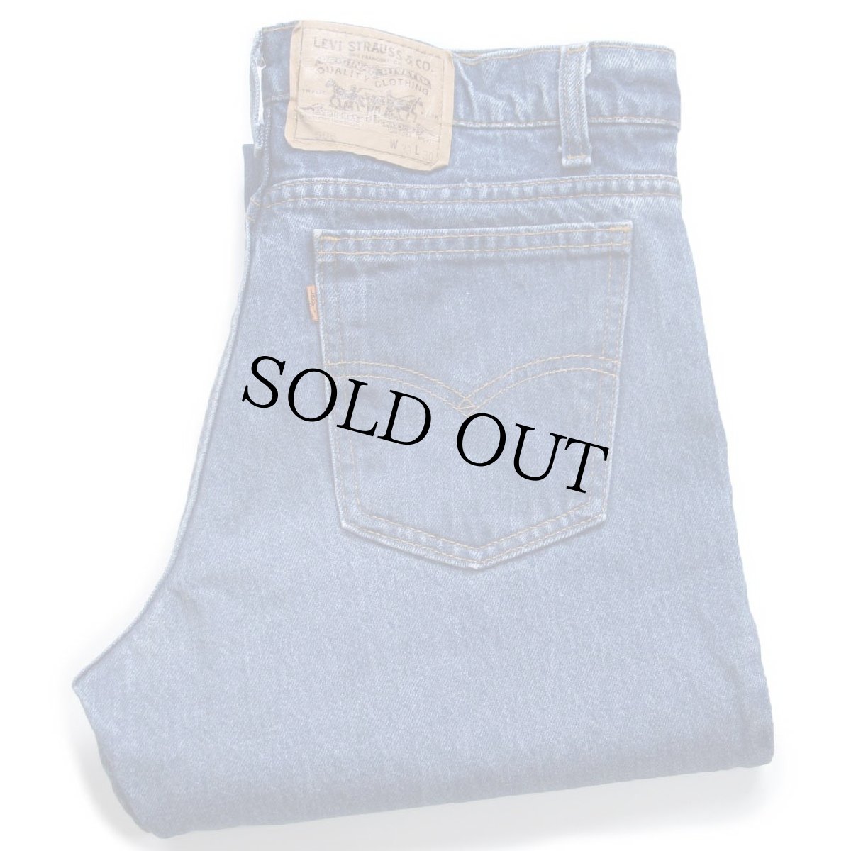 画像1: 80s USA製 Levi'sリーバイス 506 デニムパンツ W33 L30 (1)