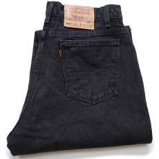 画像1: 90s USA製 Levi'sリーバイス 560 ブラック デニムパンツ W36 L30★01 (1)