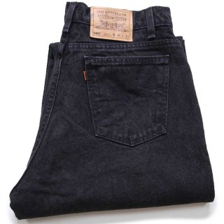 90s カナダ製 Levi'sリーバイス 550 ブラック デニムパンツ w36