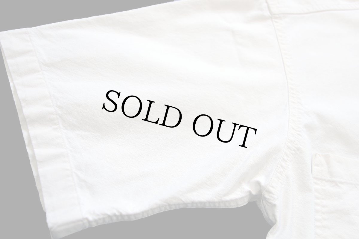 画像7: 90s carharttカーハート ボタンダウン 半袖 コットン ワークシャツ 生成り (7)