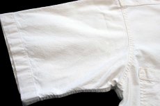 画像7: 90s carharttカーハート ボタンダウン 半袖 コットン ワークシャツ 生成り (7)
