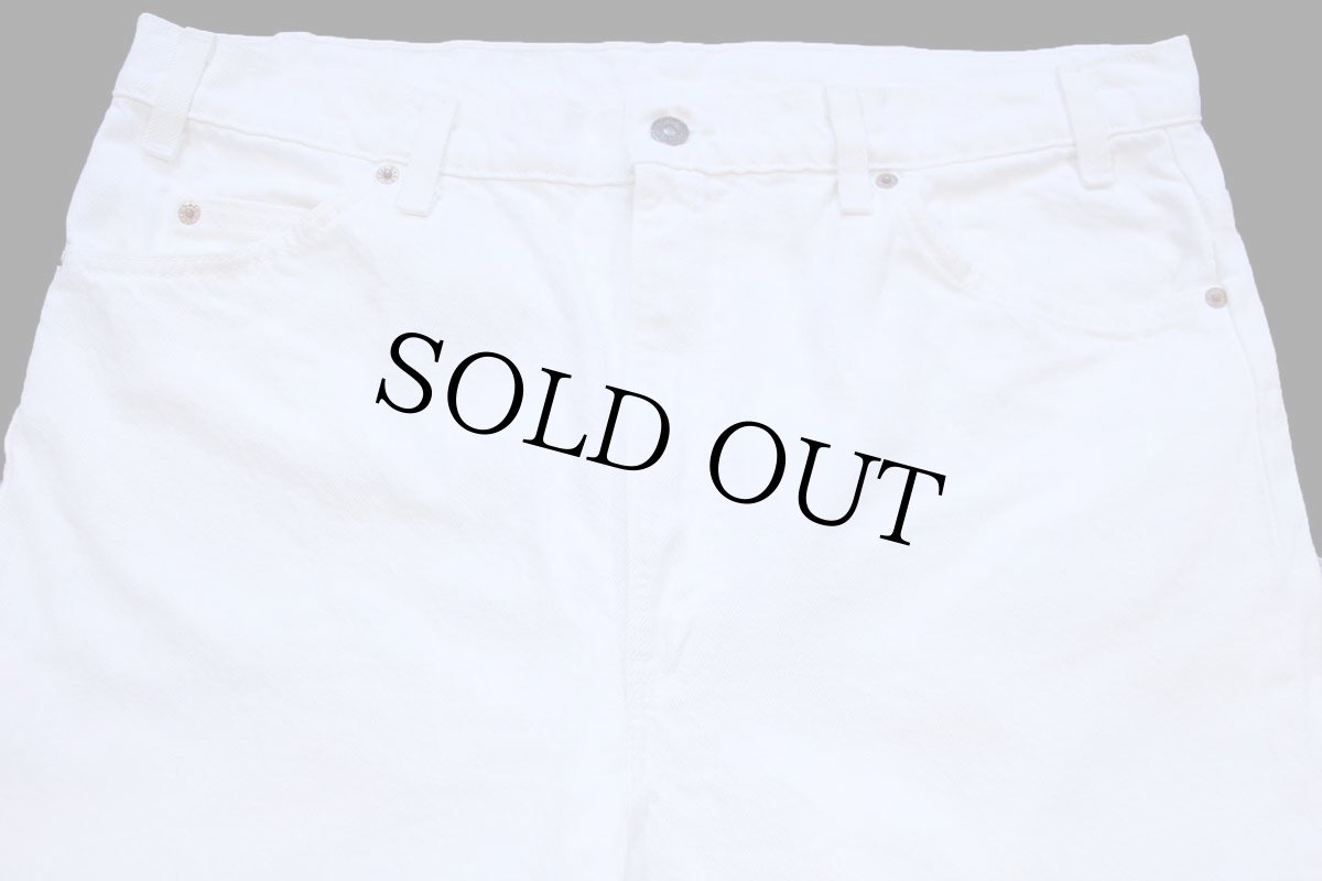 画像4: 90s USA製 Levi'sリーバイス 505 ホワイト デニムパンツ W40 L30 (4)
