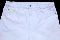 画像4: 90s USA製 Levi'sリーバイス 505 ホワイト デニムパンツ W40 L30 (4)