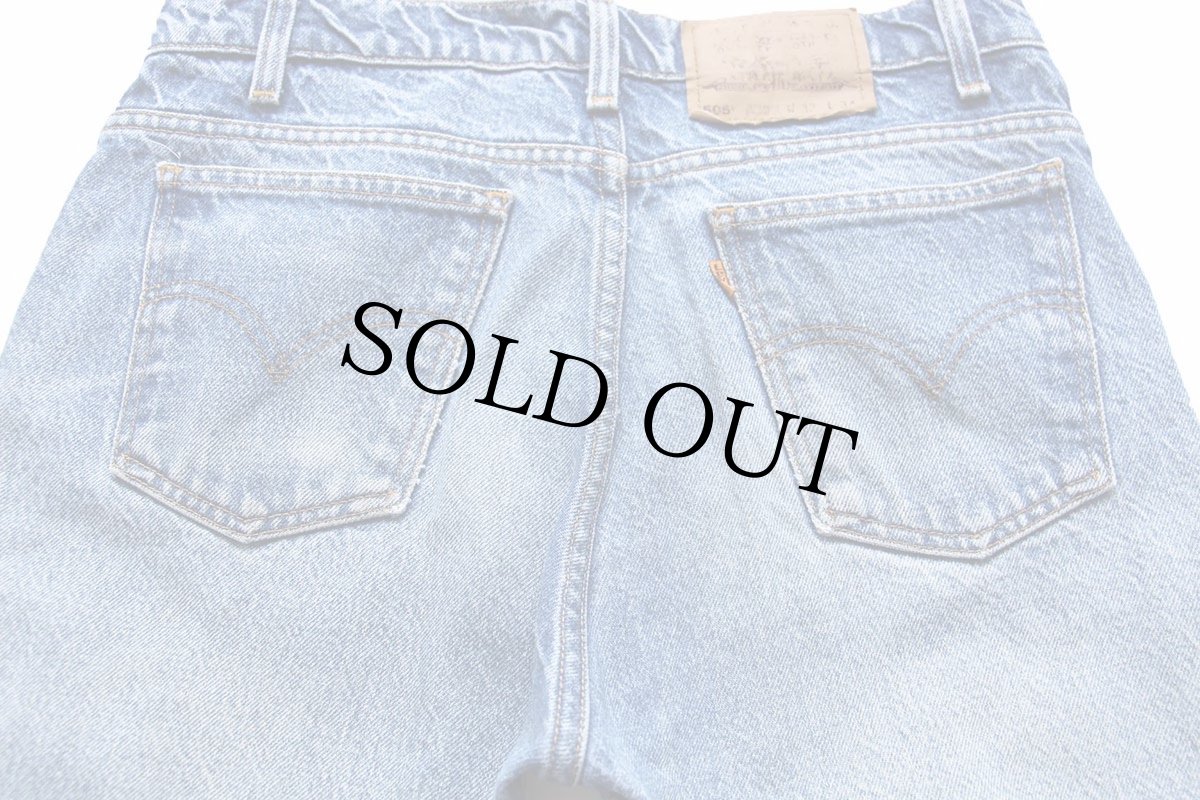 画像5: 90s メキシコ製 Levi'sリーバイス 505 デニムパンツ ヒゲ W33 L34★165 (5)