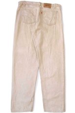 画像3: 90s USA製 Levi'sリーバイス 550 先染め カラーデニムパンツ カーキ W36 L30★07 (3)
