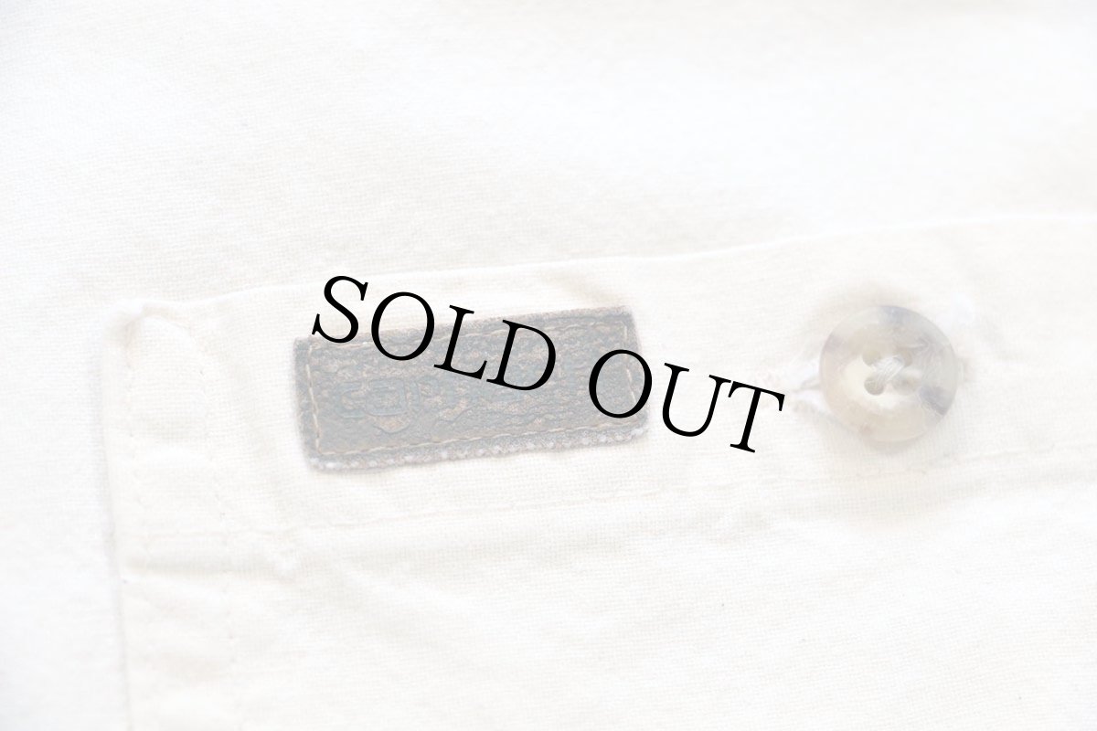 画像5: 90s carharttカーハート ボタンダウン 半袖 コットン ワークシャツ 生成り (5)