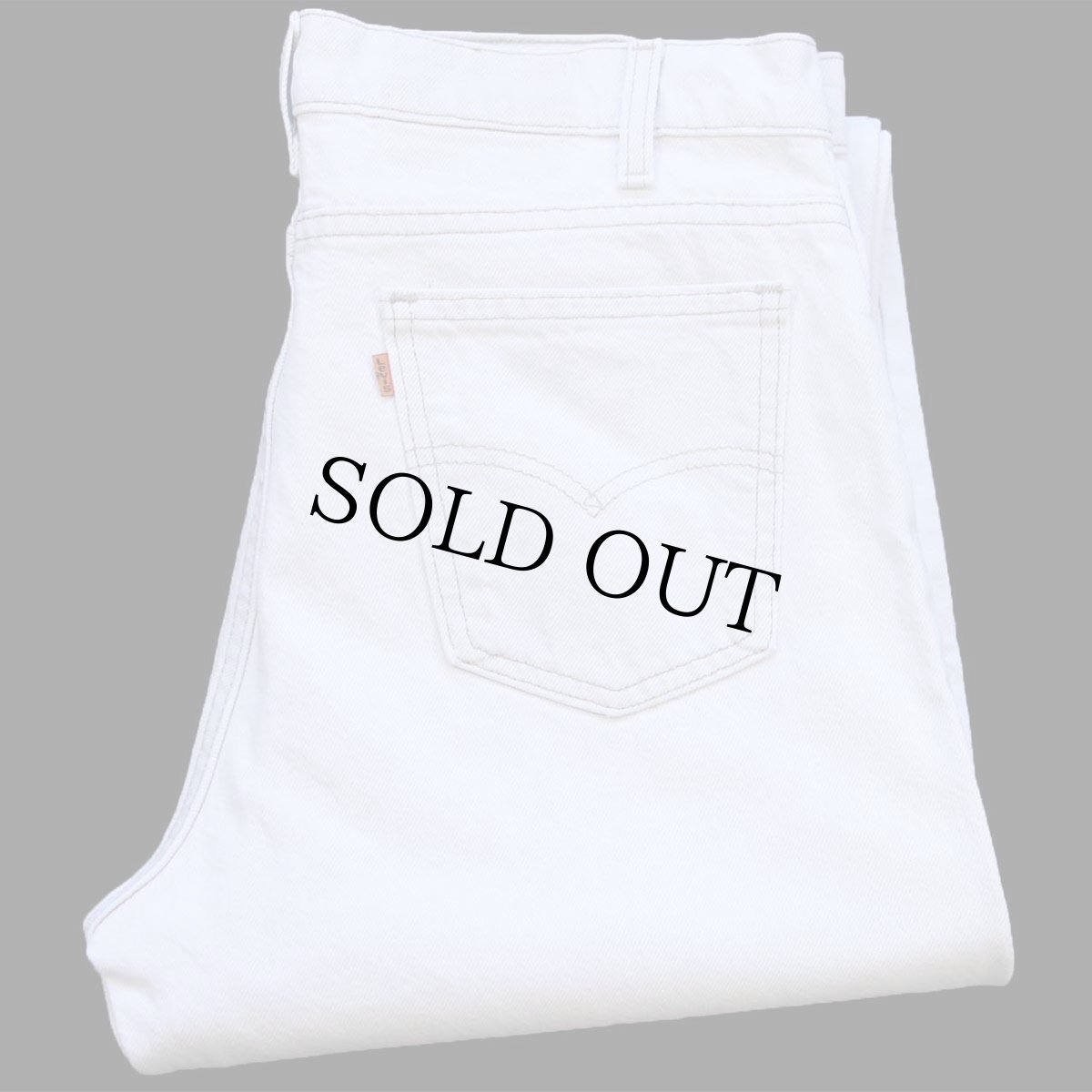 画像1: 90s USA製 Levi'sリーバイス 550 カラーデニムパンツ ベージュ フェード W34 L30★08 (1)