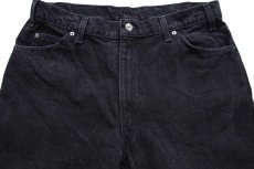 画像4: 90s USA製 Levi'sリーバイス 560 ブラック デニムパンツ W36 L30★01 (4)