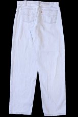画像3: 90s USA製 Levi'sリーバイス 550 カラーデニムパンツ ベージュ フェード W34 L30★08 (3)