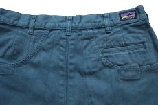 画像4: patagoniaパタゴニア オーガニックコットン スタンドアップ ショーツ 青緑 フェード 33★ショートパンツ (4)