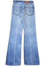画像4: 80s USA製 Levi'sリーバイス 517 デニムパンツ ヒゲ W30 L32★100 ブーツカット (4)