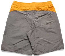 画像2: 00s patagoniaパタゴニア Big Wave Shorts オーバルロゴ 刺繍 ツートン ナイロン ショートパンツ 36★ショーツ (2)