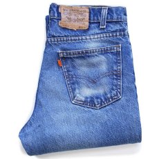画像2: 80s USA製 Levi'sリーバイス 517 デニムパンツ ヒゲ W31★102 ブーツカット (2)