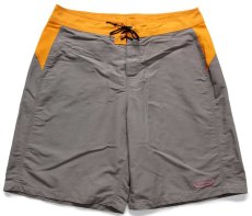 画像1: 00s patagoniaパタゴニア Big Wave Shorts オーバルロゴ 刺繍 ツートン ナイロン ショートパンツ 36★ショーツ (1)