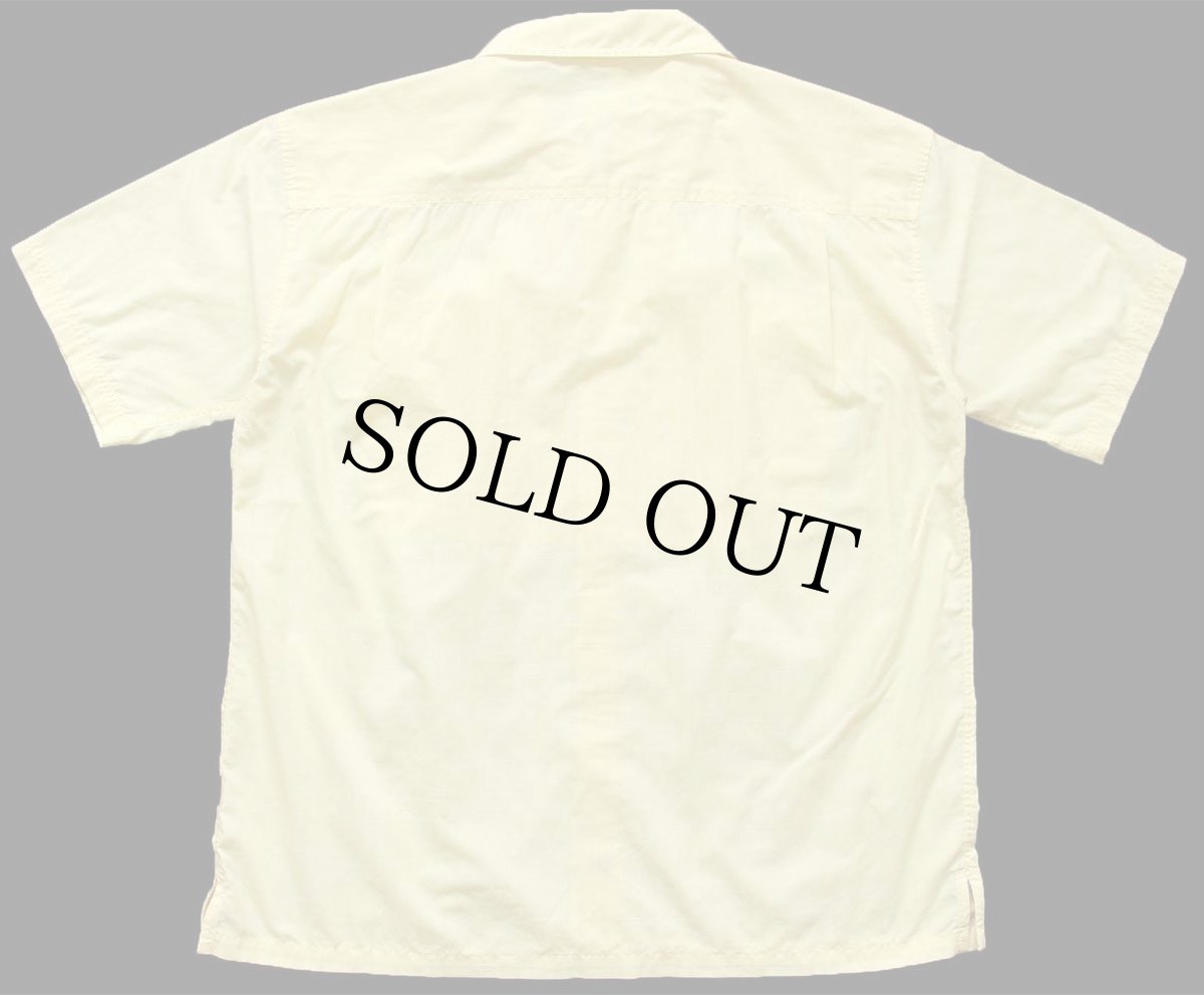 画像2: 00s patagoniaパタゴニア Island Hopper Shirt ストライプ 半袖 オーガニックコットン混 シャツ 黄 L (2)