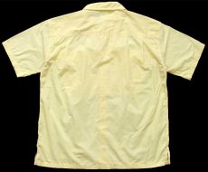 画像2: 00s patagoniaパタゴニア Island Hopper Shirt ストライプ 半袖 オーガニックコットン混 シャツ 黄 L (2)