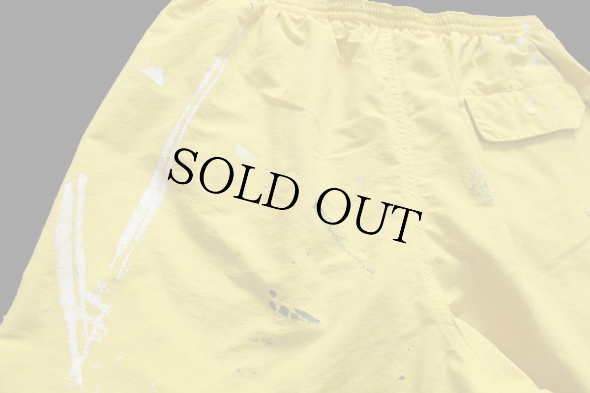 画像5: patagoniaパタゴニア BAGGIES SHORTS ペンキ飛び ナイロン バギーズショーツ イエロー M★ショートパンツ (5)