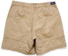 画像2: patagoniaパタゴニア オーガニックコットン スタンドアップ ショーツ PRTA 薄茶 33★ショートパンツ (2)