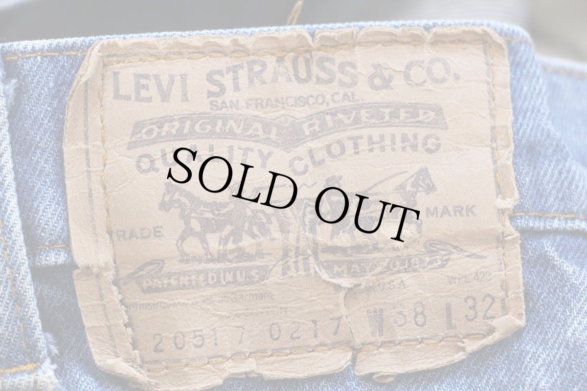 画像6: 80s USA製 Levi'sリーバイス 517 デニムパンツ W38 L32★104 ブーツカット (6)