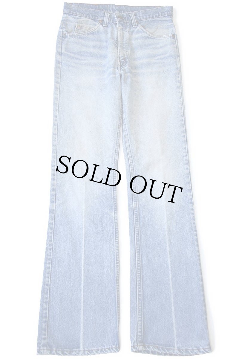 画像3: 80s USA製 Levi'sリーバイス 517 デニムパンツ ヒゲ W30 L32★100 ブーツカット (3)