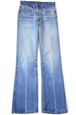 画像3: 80s USA製 Levi'sリーバイス 517 デニムパンツ ヒゲ W30 L32★100 ブーツカット (3)