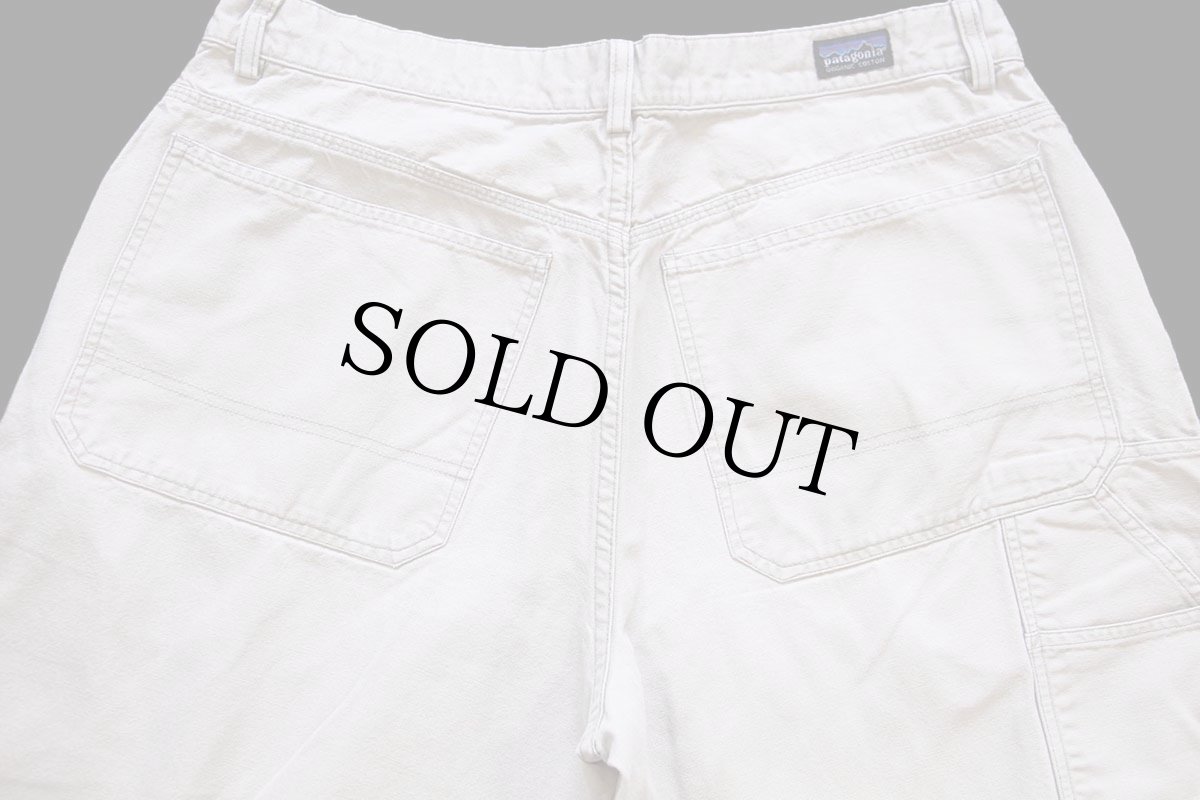 画像5: 00s patagoniaパタゴニア コットン キャンバス ペインターパンツ ベージュ 38 (5)