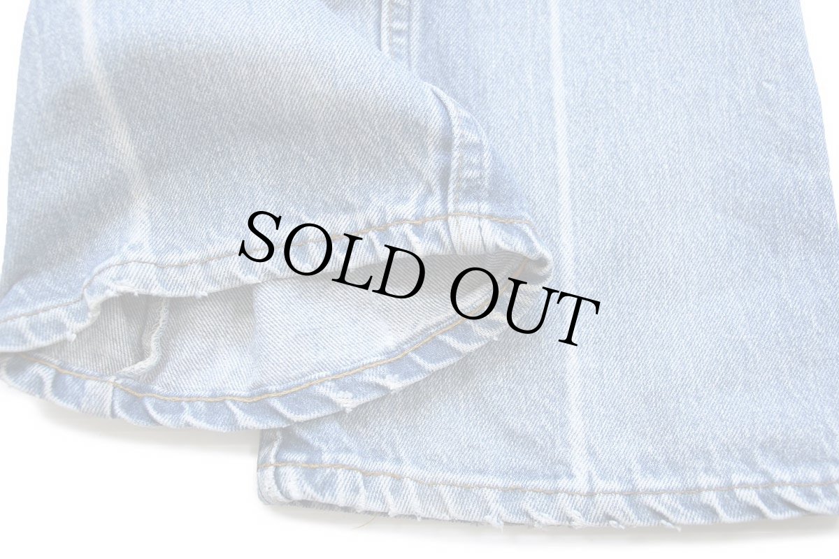 画像9: 80s USA製 Levi'sリーバイス 517 デニムパンツ ヒゲ W30 L32★100 ブーツカット (9)