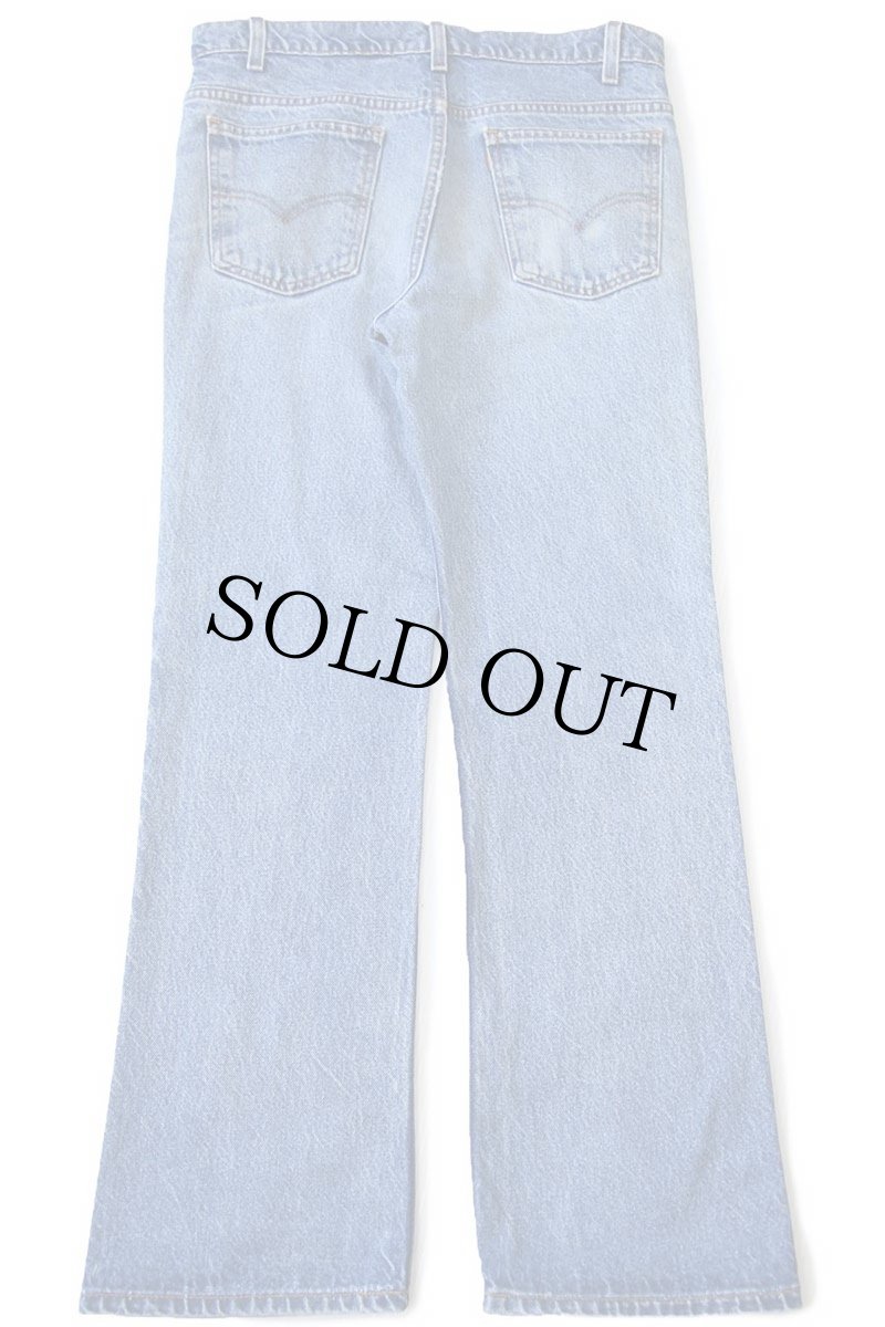 画像3: 90s USA製 Levi'sリーバイス 517 デニムパンツ W33 L30★101 ブーツカット (3)