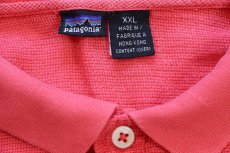 画像4: 90s patagoniaパタゴニア 無地 コットン ポロシャツ ピンク XXL★特大 (4)