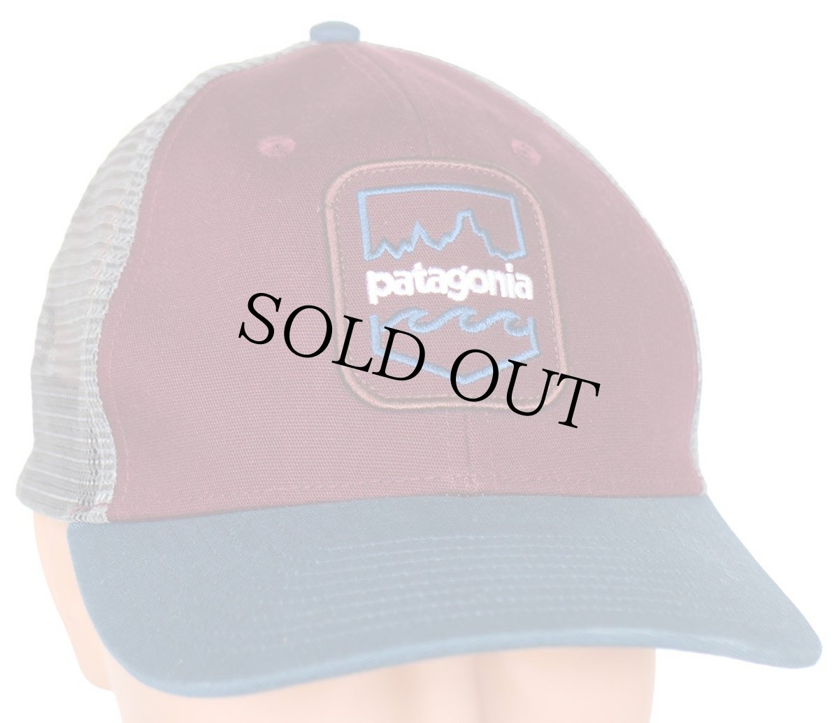 画像1: patagoniaパタゴニア Trucker Hat パッチ付き マルチカラー 切り替え オーガニックコットン メッシュキャップ (1)