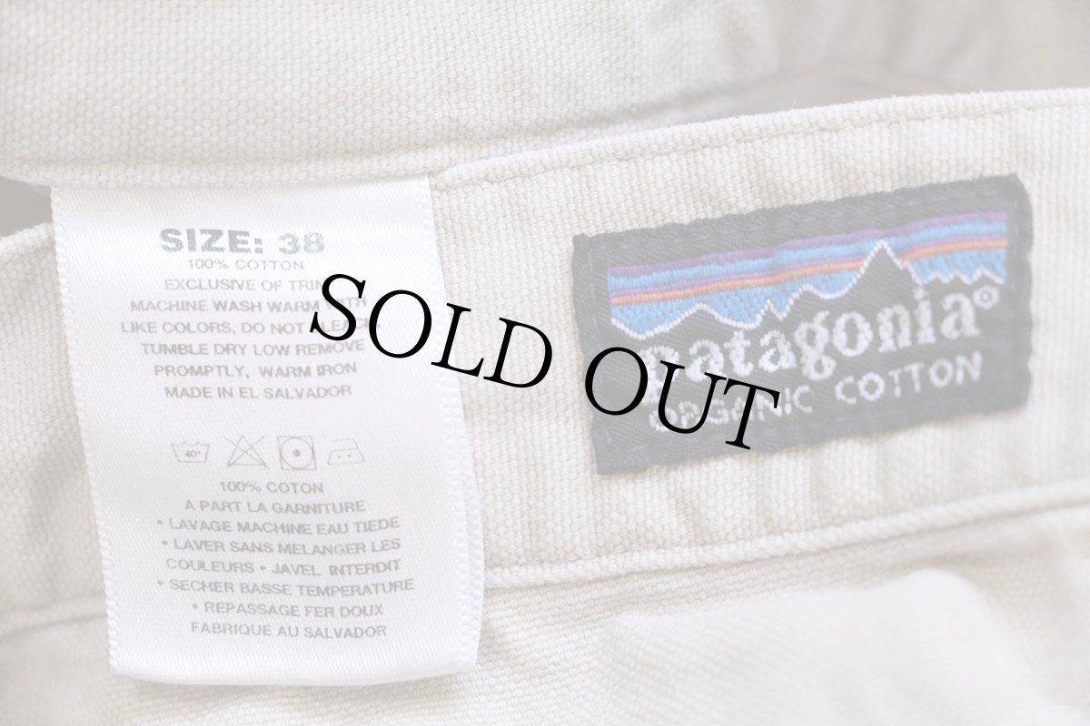 画像6: 00s patagoniaパタゴニア コットン キャンバス ペインターパンツ ベージュ 38 (6)