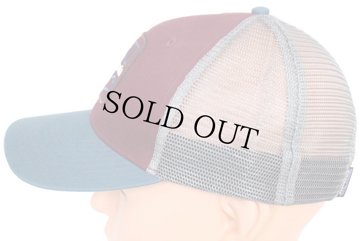 画像2: patagoniaパタゴニア Trucker Hat パッチ付き マルチカラー 切り替え オーガニックコットン メッシュキャップ (2)