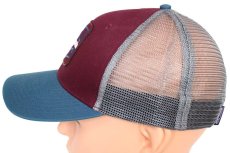 画像2: patagoniaパタゴニア Trucker Hat パッチ付き マルチカラー 切り替え オーガニックコットン メッシュキャップ (2)
