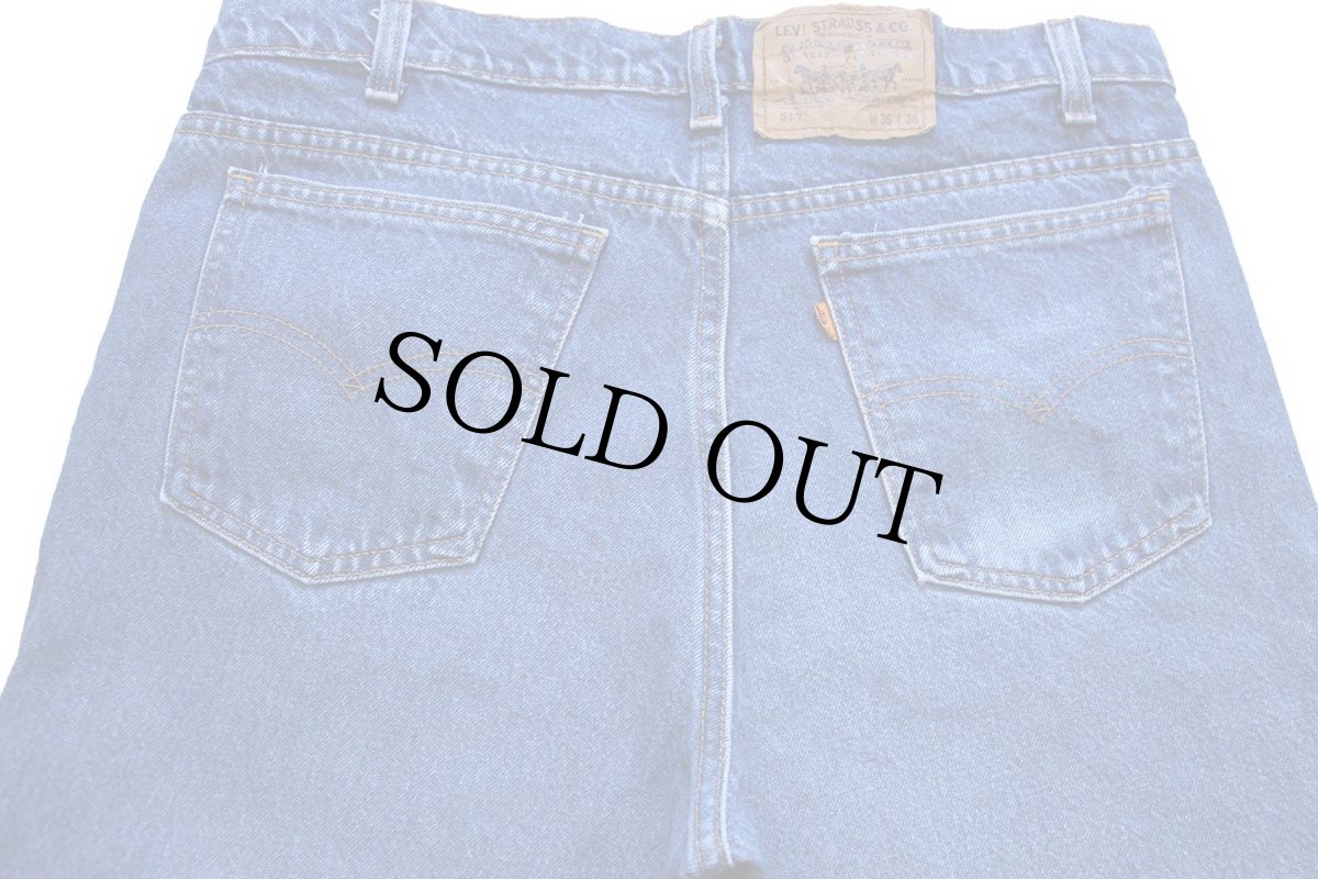 画像5: 80s USA製 Levi'sリーバイス 517 デニムパンツ W36 L36★94 ブーツカット (5)