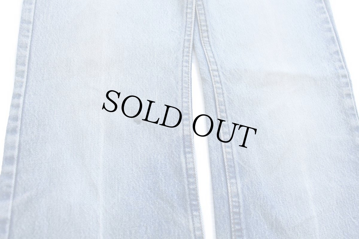 画像8: 80s USA製 Levi'sリーバイス 517 デニムパンツ ヒゲ W30 L32★100 ブーツカット (8)