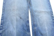 画像8: 80s USA製 Levi'sリーバイス 517 デニムパンツ ヒゲ W30 L32★100 ブーツカット (8)