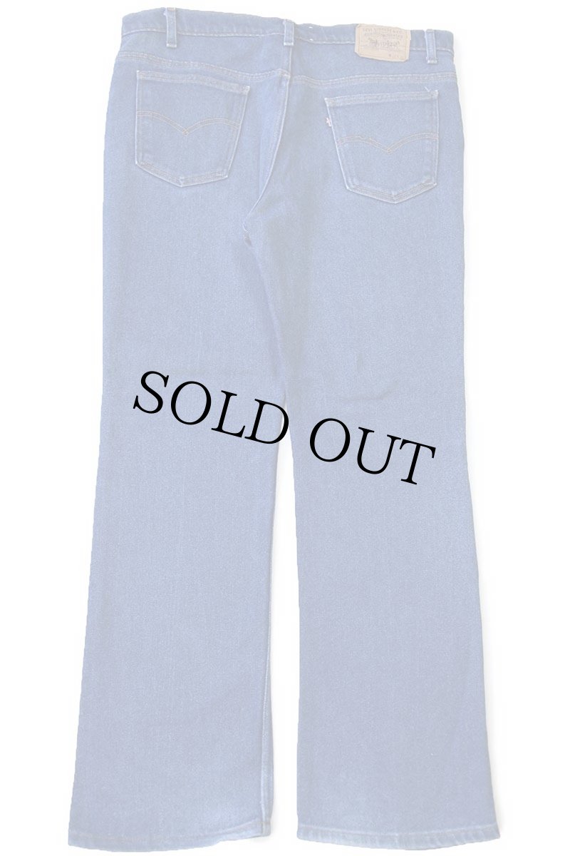 画像3: 80s USA製 Levi'sリーバイス 517 ストレッチ デニムパンツ W40 L32★106 ブーツカット (3)