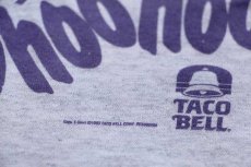 画像4: 90s USA製 WILD TACO BELL タコベル Tシャツ 杢ライトグレー XL (4)