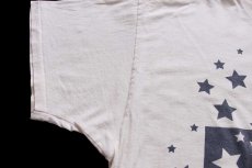 画像6: 90s Warner Bros LOONEY TUNES タズマニアンデビル 星条旗 コットンTシャツ 生成り XXL★特大 (6)