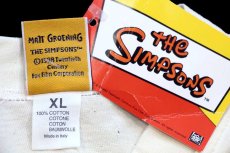 画像6: デッドストック★90s イタリア製 THE SIMPSONS シンプソンズ バート コットンTシャツ 生成り XL (6)